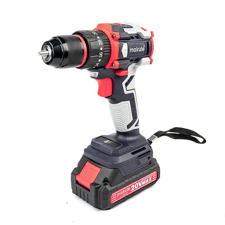 Taladro percutor Inálambrico 20V - 2Aah Maleta- MAKUTE