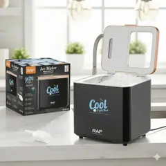 RAFF - Máquina Fabricadora de Hielo RAF 1.2 Litros R0311B Color Negro
