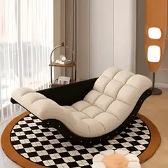 GENERICO - SILLÓN MECEDORA MULTIFUNCIONAL 2 EN 1 CONVERTIBLE DISEÑO ERGONÓMICO PREMIUM