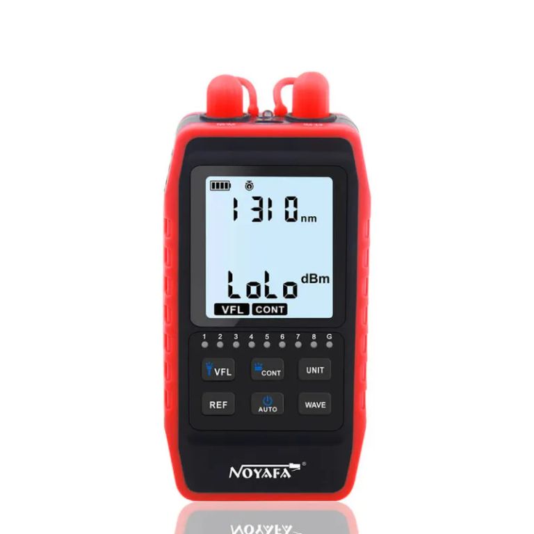 Noyafa NF-908L - Medidor de Potencia Óptica con VFL y Probador RJ45 - Instaladores de Fibra Óptica