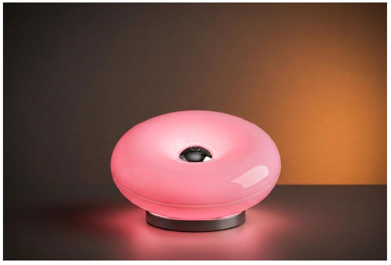 Lampara Dona Tactil Rosado - Cozytas