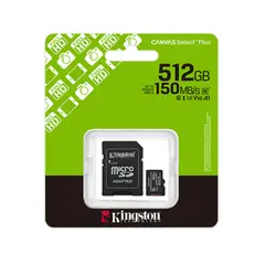 KINGSTON - Memoria Micro Sd Kingston Canvas Select Plus Sdcs3512gb