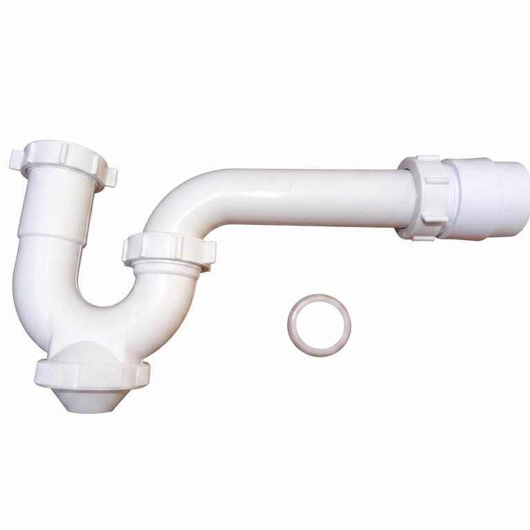 Trampa de Desagüe con Registro para Lavatorio y Lavadero con Adaptador