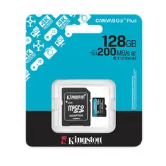 KINGSTON - Memoria Micro Sd Kingston Canvas Go Plus 200mb Sdcg4128gb