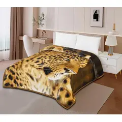 GOLDSUN - MANTA LUJOSA TERCIO PELO PUSH TALLA QUEEN