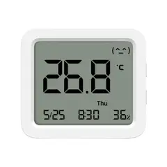 XIAOMI - Sensor Xiaomi Temperatura y Humedad Smart Monitor 3 Bluetooth con Pantalla LCD
