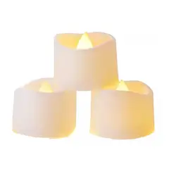 100 PERCENT - VELA LED ELECTRICA FALSA APAGADO AUTOMATICO A PILAS decoración navidad