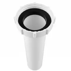 JAMECO - Tubo con Pestaña de Polietileno de 1 1/2" x 8" con Empaquetadura y Contratuerca