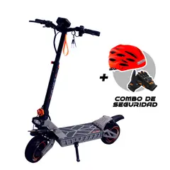 JEFF BIKE - SCOOTER ELÉCTRICO M6MAX 3000W DUAL + COMBO DE SEGURIDAD CASCO CON LUCES Y GUANTES