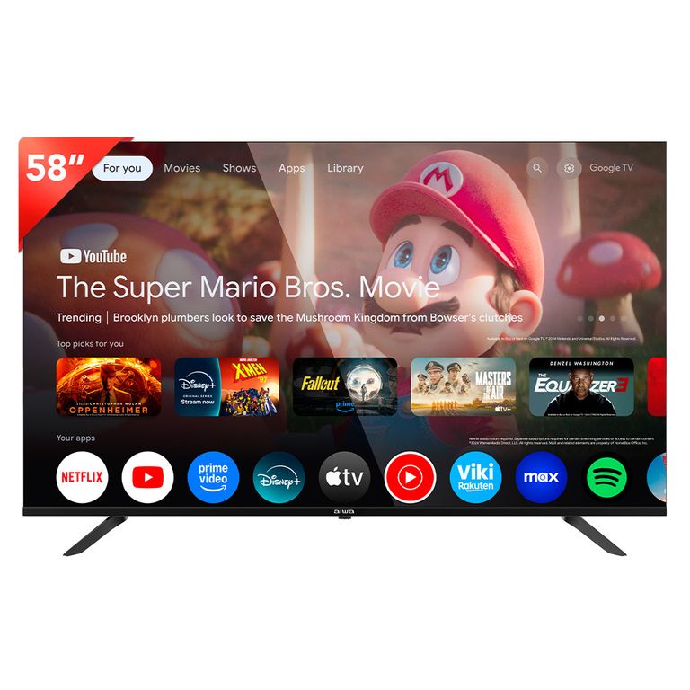 Smart TV AIWA 58" 4K QLED Google TV