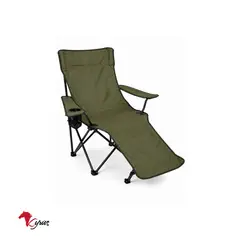 NO LOGO - Silla de Camping Reclinable con Reposapiés