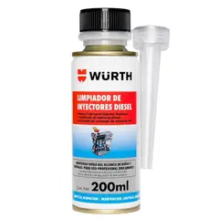 WURTH - Limpiador de Inyectores Diésel WÜRTH 200 ml