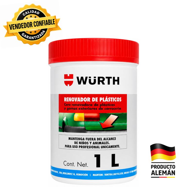 Wurth Renovador de Plásticos y Gomas de 1Lt