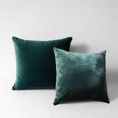 ZALMOHADAS - 02 Fundas Verdes Petróleo Navideñas Boho 50 X 50 Cm