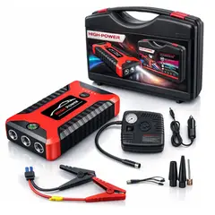OEM - Arrancador Batería Portátil Con Inflador 4 en 1 Autos Y Camionetas