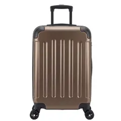 GENERICO - Maleta de Cabina con Clave Carry On 10kg - Marrón