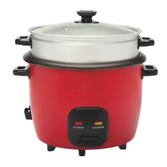 INDURAMA - Olla arrocera vapor roja 2.2 LT OAI-22R