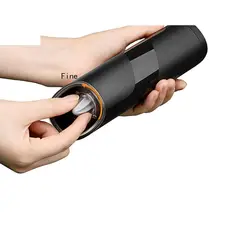 GENERICO - MOLINILLO AUTOMÁTICO DE SAL Y PIMIENTA POR GRAVEDAD CON LUZ LED