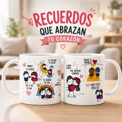 GENERICO - TAZA PERSONALIZADO NOVIOS, REGALO ESPECIAL PARA PAREJA