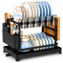 MINARI - Escurridor de Platos Porta Vasos Cubiertos Organizador de Cocina 40E