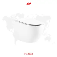XM - INODORO FLOTANTE REDONDO BLANCO MOD INS4853