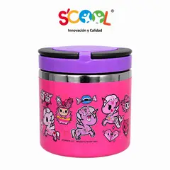 SCOOL - TAPER TERMICO DE COMIDA  600ml - Rosa - Pony