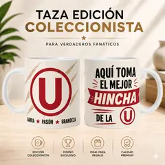 GENERICO - TAZA UNIVERSITARIO LA U  DE 11 Oz