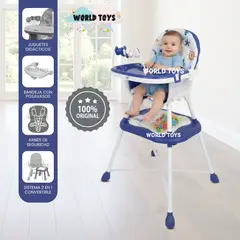 Baby - Silla de Comer Escritorio «MOONLIGHT» Edición Exclusiva Blue