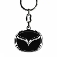 GENERICO - LLAVERO METALICO MAZDA  NEGRO