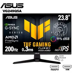 ASUS - Monitor Asus Tuf Gaming Vg249q5a, Fhd Fast Ips, 200hz, 0.3ms - Negro