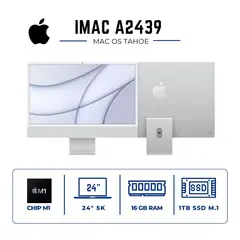 APPLE - IMAC 2021 A2439 CHIP M1 16GB RAM 1TB SSD 24".