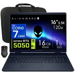 Dell - Laptop gamer Dell Alienware 16 Aurora Core 7-240H Nvidia RTX5050 Ram 16gb 1tb SSD, 16″ WQXGA 120Hz