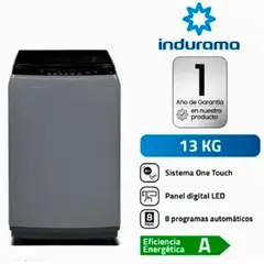 INDURAMA - Lavadora Indurama 13KG Carga Superior LRI-13DGR