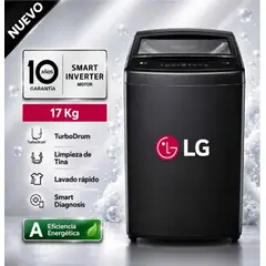 LG - Lavadora LG WT17OBVTB 17 kg Smart Inverter TurboDrum - Negro Onyx