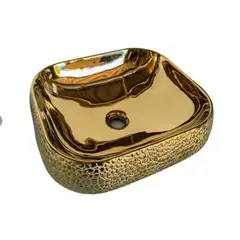 FRATELLI - BOWL LOZA CUADRADO DORADO GRANITO 160-RG
