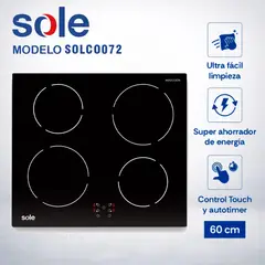 Sole - Encimera Inducción Sole Eléctrico 60cm - SOLCO072
