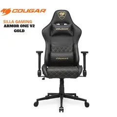 COUGAR - SILLA GAMING COUGAR ARMOR ONE V2 GOLD HASTA 155 GRADOS 120KG