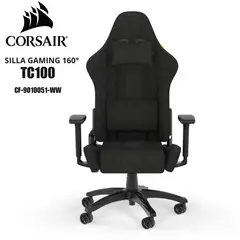 CORSAIR - SILLA GAMING CORSAIR TC100 RELAXED TELA NEGRO CF-9010051-WW