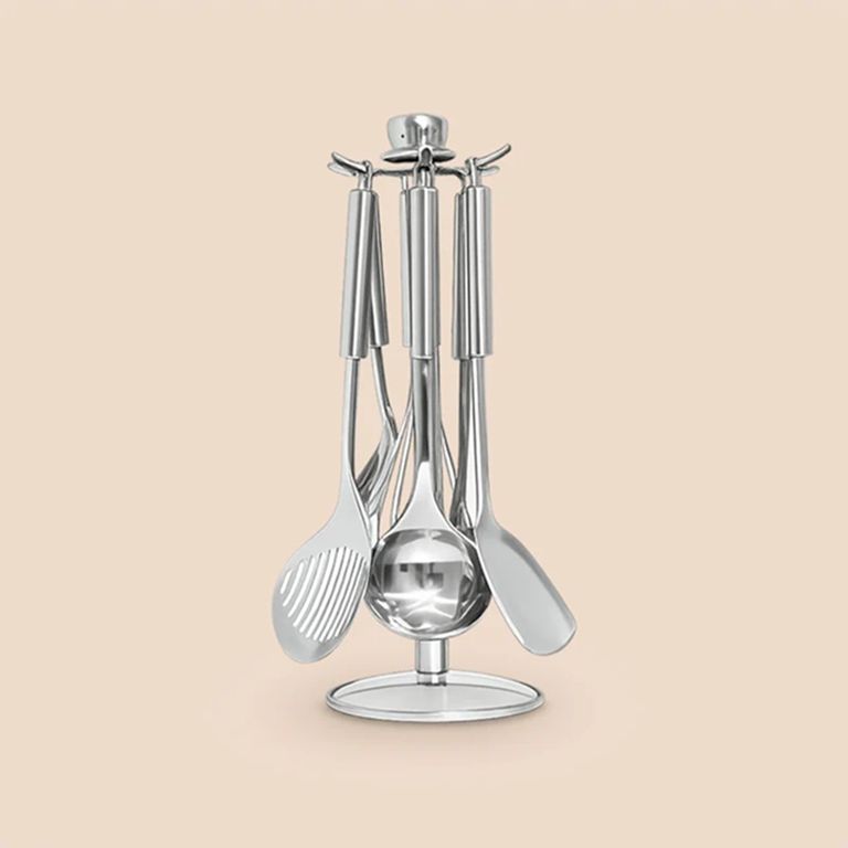 SET UTENSILIOS FINEZZA FZ-8001UT ACERO -7 PIEZAS