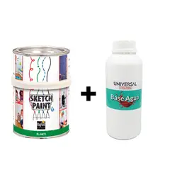 MAGPAINT - Pintura Pizarra DIYSellador UC MagPaint Blanco