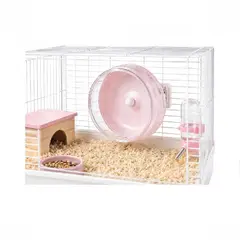 GENERICO - Rueda De Acrílico Silenciosa Para Hámster Marca Carno Color Rosado De 17.5cm De Diámetro
