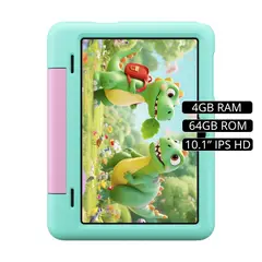 BLACKVIEW - Tablet Blackview Hada Verde con Funda Anticaidas 10.1