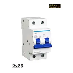 GENERICO - INTERRUPTOR TERMOMAGNETICO  2X25AMP 220V /415V MARCA CELUX