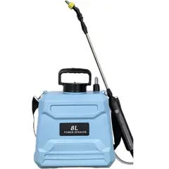 GENERICO - FUMIGADORA PULVERIZADORA ELECTRICA RECARGABLE 8 LITROS