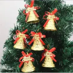 GENERICO - Adornos de Navidad campanas adornos para árbol de Navidad