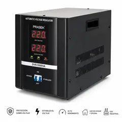 PRASEK - Estabilizador de Voltaje Servomotor 5000VA DVR-5000VA PRASEK
