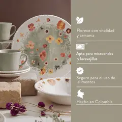 CORONA - Vajilla Corona Aroma 4 Puestos 16 Piezas