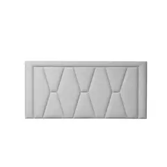 MUEBLES MACRUMO - Cabecera Tapizada Aérea David - King - Gris Claro