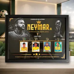 GENERICO - CUADRO NEYMAR MUNDIAL  - REGALO DE CUMPLEAÑOS