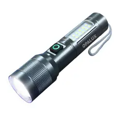 OPALUX - Linterna con lampara LED recargable 5w Opalux